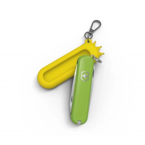 Teaca Silicon Victorinox, Tip Breloc Pentru Briceag, 5.8cm, 12g, Sunny Side - 4.0450