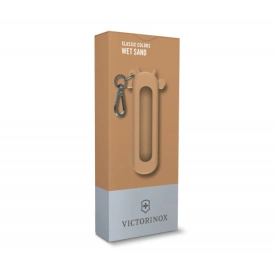 Teaca Silicon Victorinox, Tip Breloc Pentru Briceag, 5.8cm, 12g, Wet Sand
