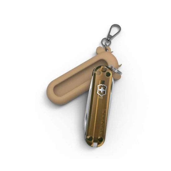 Teaca Silicon Victorinox, Tip Breloc Pentru Briceag, 5.8cm, 12g, Wet Sand
