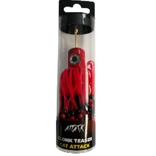Teaser Attack Clonk Teaser Cat, Red, 180g, 1buc/pac