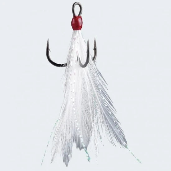 Teaser Bkk Ancora Cu Pene Naturale, Spear 21 Ss, White, Nr.2, 3buc/pac