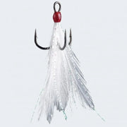 Teaser Bkk Ancora Cu Pene Naturale, Spear 21 Ss, White, Nr.8, 3buc/pac
