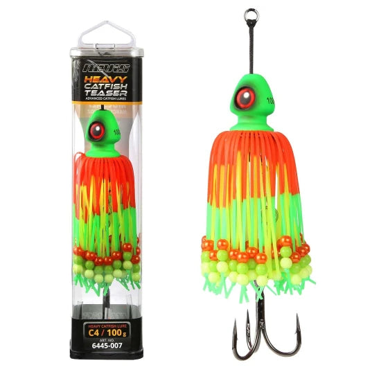 Teaser Nevis Bullet Head, 150g, Portocaliu-verde-galben, 1buc/pac