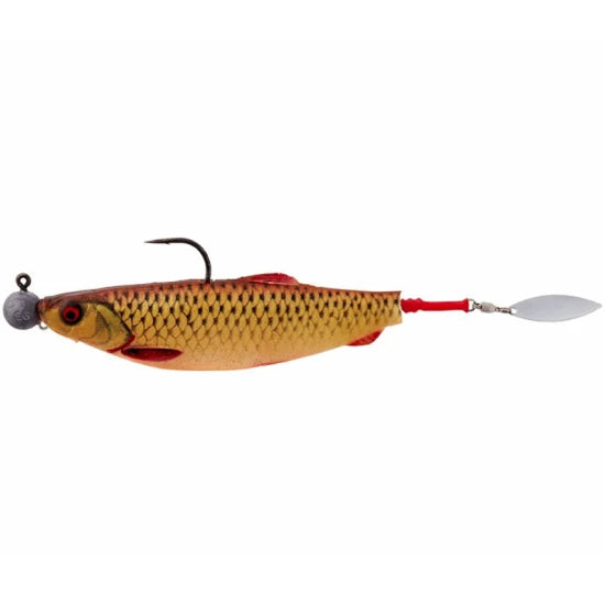 Teaser Savage Gear Screw-in Spinner M, Silver Red, 3buc/pac