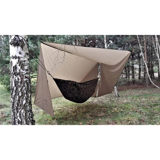 Tenda Bushmen Prelata Ultralight Dark Olive, 4mx3m