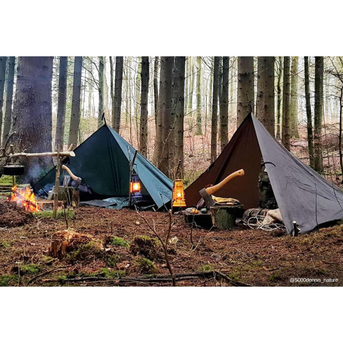 Tenda DD Hammocks Prelata Forest Green, 3.5mx3.5 m