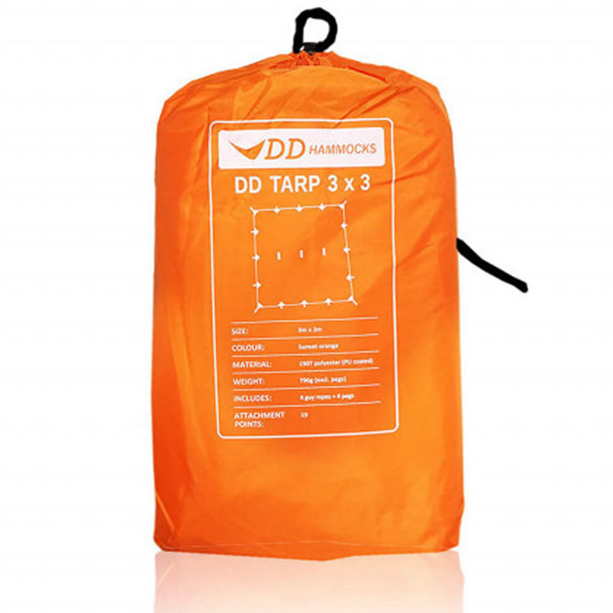 Tenda Sunset Orange DD Hammocks, 3x3m