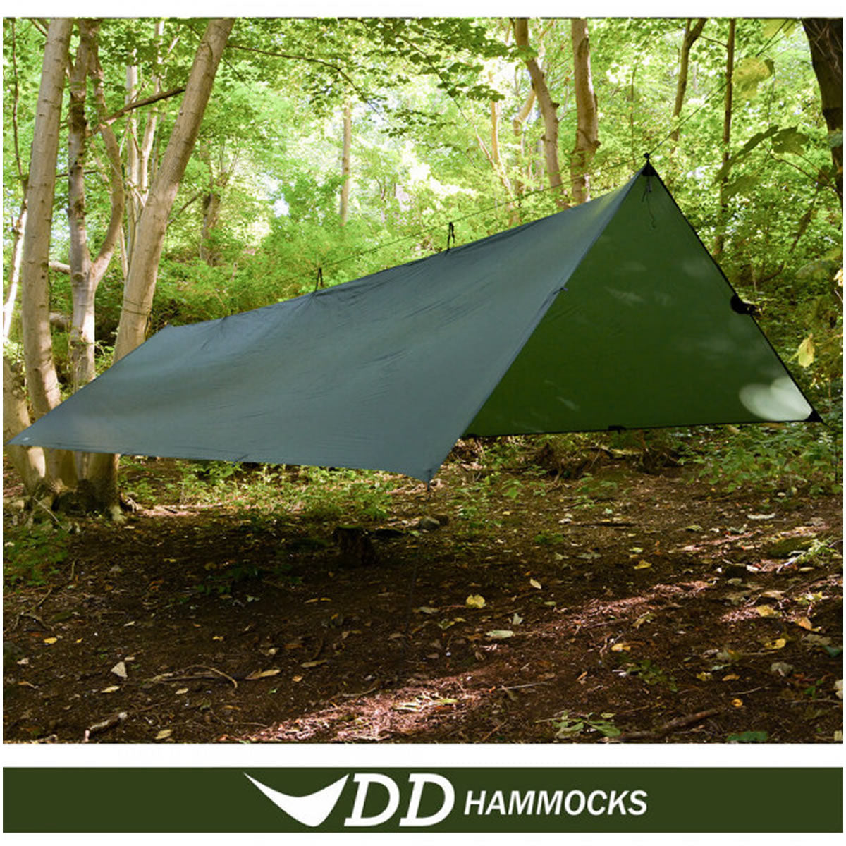 Tenda Superlight Prelata XL Olive Green DDHammocks, 450x290cm