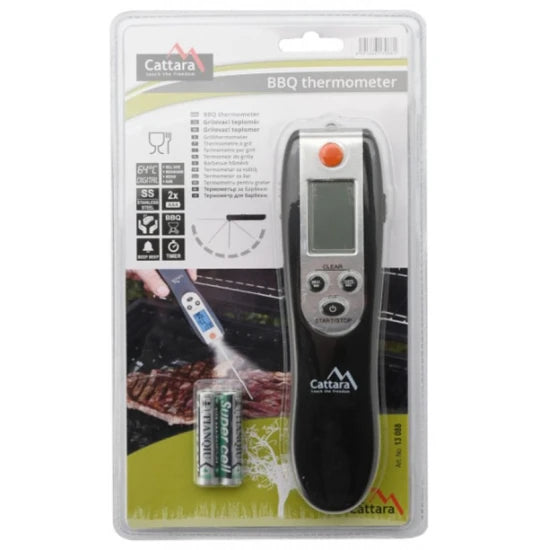 Termometru Cattara Digital Pliabil Pentru Gratar, 17x4.5x2.5cm