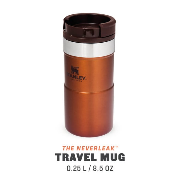 Termos STANLEY The NeverLeak Travel Mug Maple 0.25L