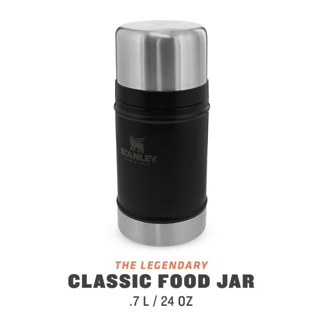 Termos pentru mancare Stanley The Legendary Classic Food Jar Matte Black Pebble 0.7L