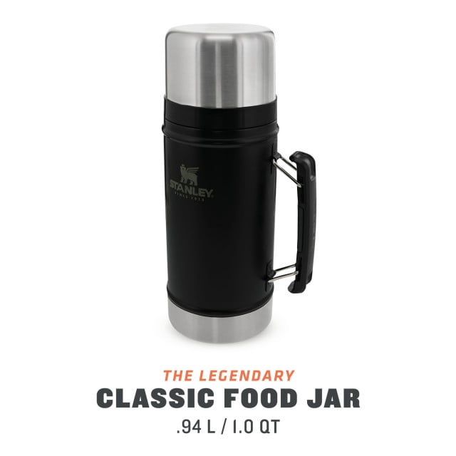 Termos pentru mancare Stanley The Legendary Classic Food Jar Matte Black Pebble 0.94L