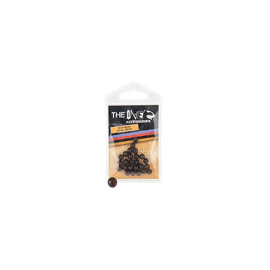 The One Soft Beads 4mm Brown