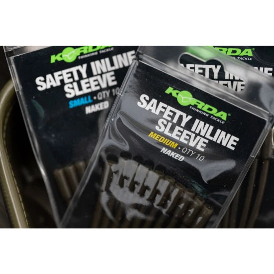 Tije Plumb Korda Safety Inline Sleeve Naked, Large, 10buc/pac