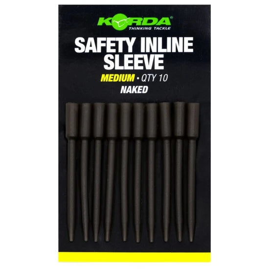 Tije Plumb Korda Safety Inline Sleeve Naked, Medium, 10buc/pac