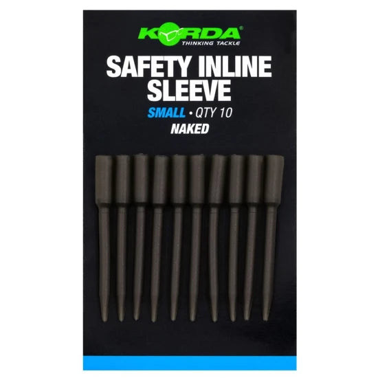 Tije Plumb Korda Safety Inline Sleeve Naked, Small, 10buc/pac