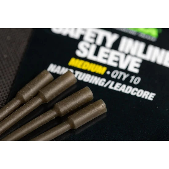 Tije Plumb Korda Safety Inline Sleeve Nano Tubing/leadcore, Large, 10buc/pac