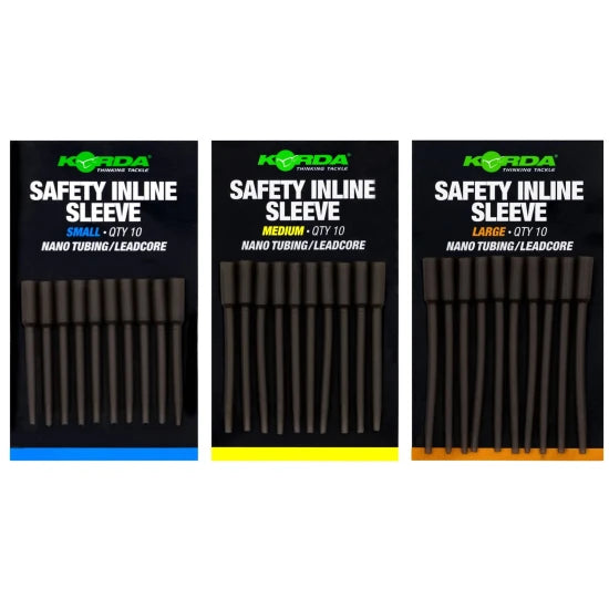 Tije Plumb Korda Safety Inline Sleeve Nano Tubing/leadcore, Small, 10buc/pac