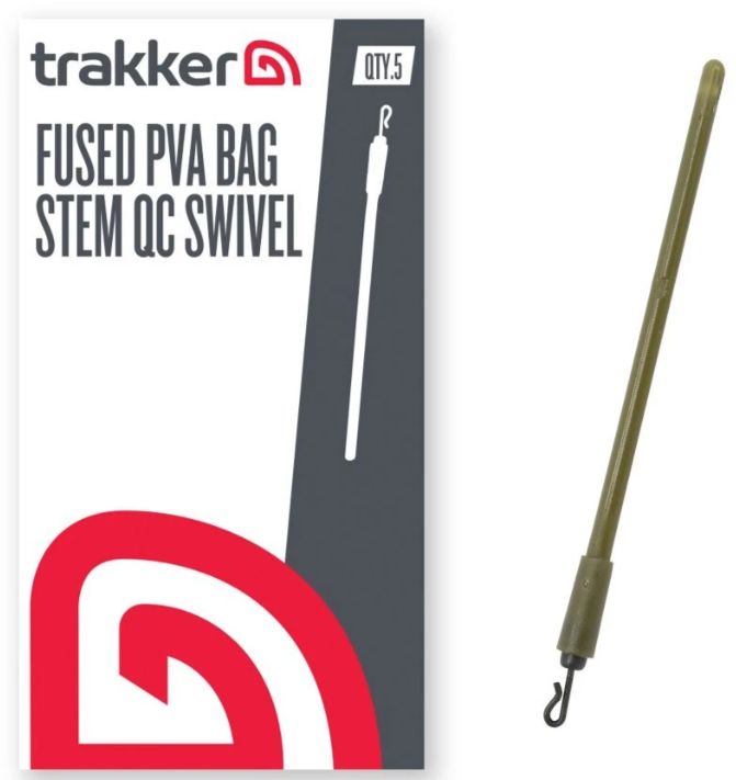 Tije Plumb Trakker Fused PVA Bag Stem QC Swivel, 5buc/plic