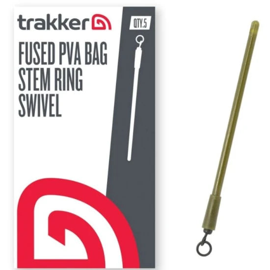Tije Plumb Trakker Fused Pva Bag Stem Ring Swivel, 5buc/plic
