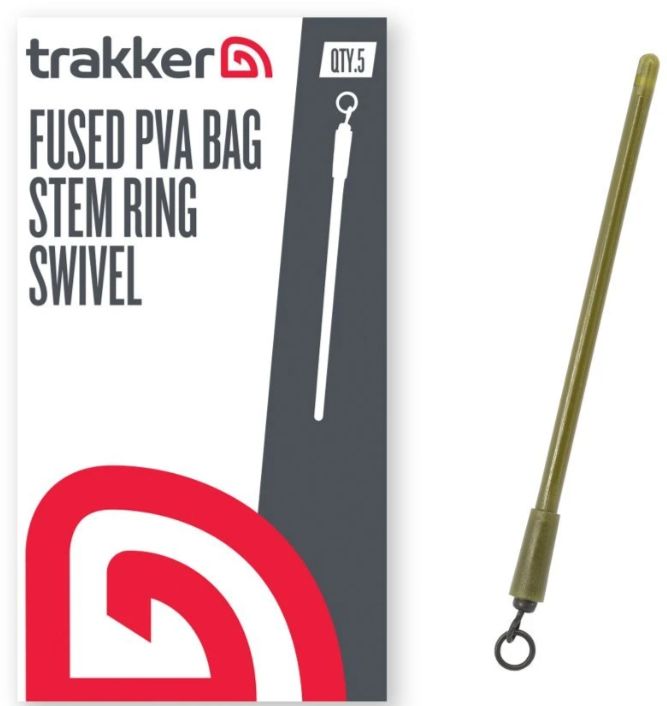 Tije Plumb Trakker Fused PVA Bag Stem Ring Swivel, 5buc/plic
