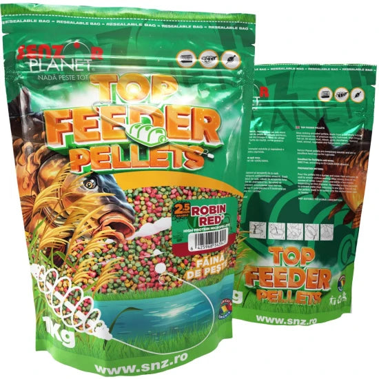 Top Feeder Senzor Pelletes Robin Red Mix, 2.5mm, 1kg