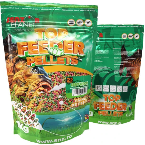 Top Feeder Senzor Pelletes Usturoi Mix, 2.5mm, 1kg