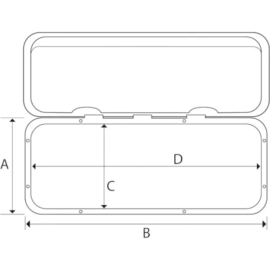 Trapa De Inspectie Trem Octopussy 460x510mm, Alba