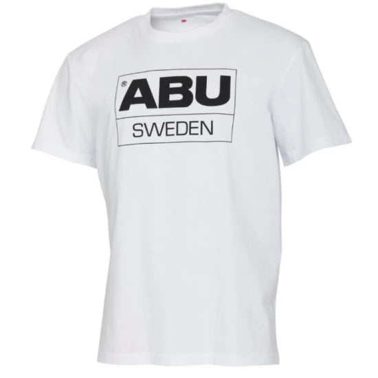Tricou Abu Garcia Legacy Sweden Logo T-shirt, Alb, Marimea Xxl