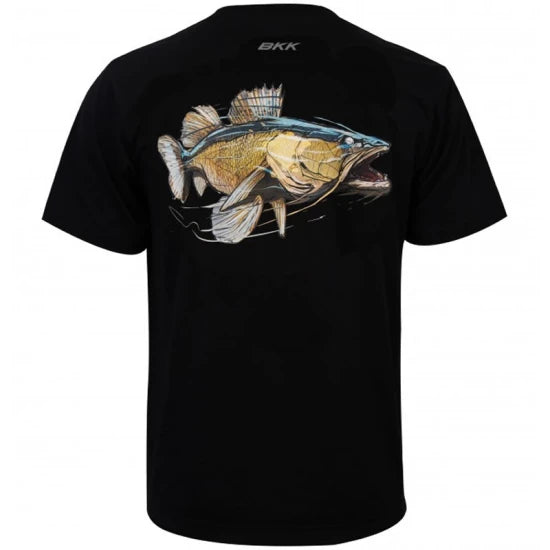 Tricou Bkk Casual Zander, Black, Marime 4xl