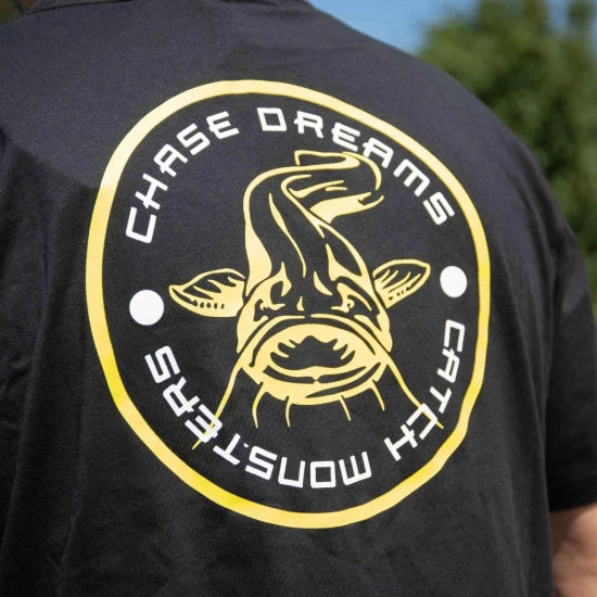Tricou Black Cat Black Tee Chase Dreams, Marime M