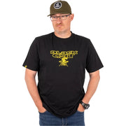 Tricou Black Cat Black Tee Distressed Logo, Marime Xl
