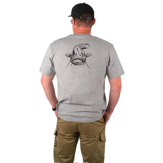Tricou Black Cat Grey Marl T-shirt, Marime S