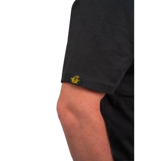 Tricou Black Cat Logo Black T-shirt, Marime L