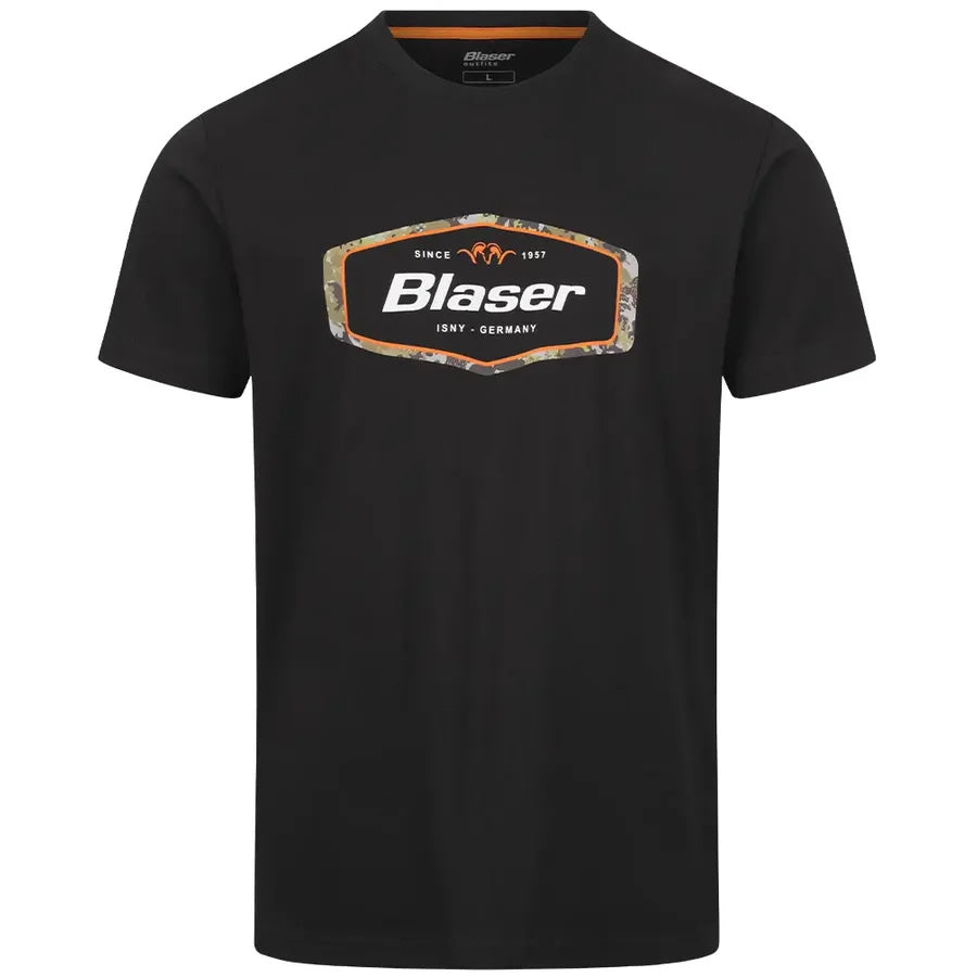 Tricou BLASER Badge T 24, Black, Marime L