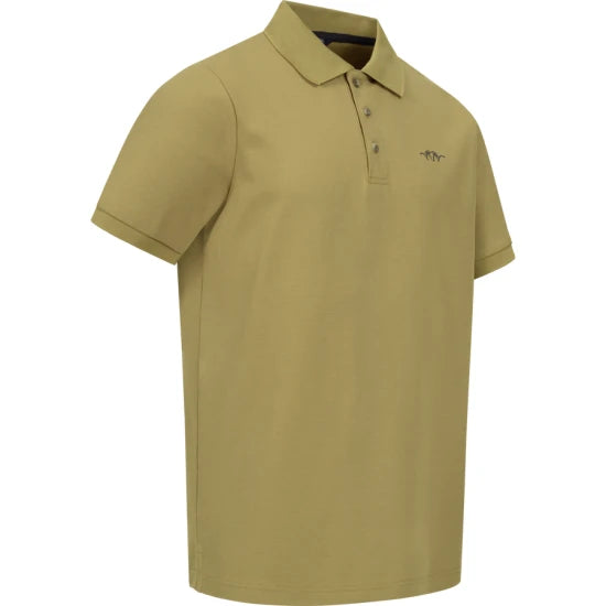 Tricou Blaser Polo Solid 25 Dull Gold, Marimea M