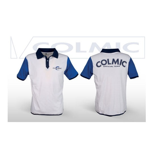 Tricou Colmic Polo White Blue XXXL