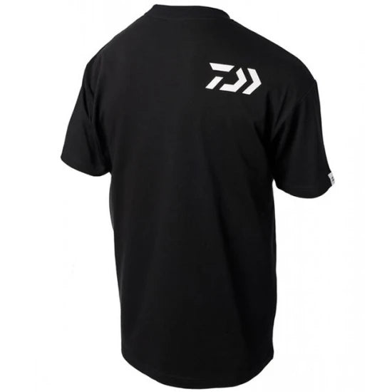 Tricou Daiwa Angler Negru Alb, Marime Xl