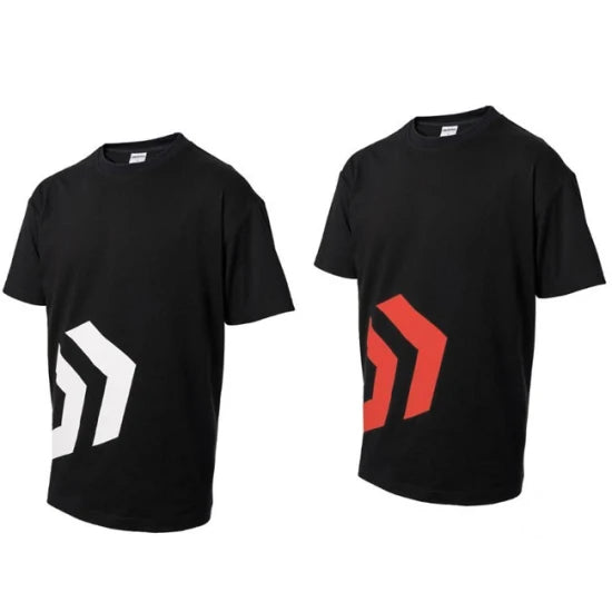 Tricou Daiwa Angler Negru Alb, Marime Xl
