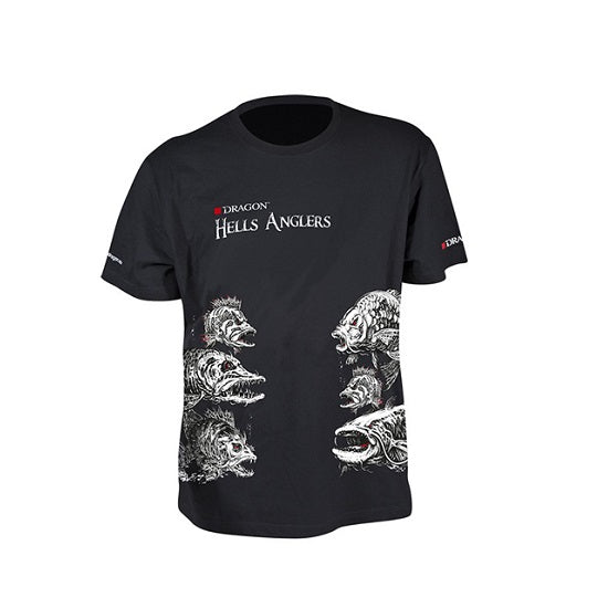 Tricou Dragon Hells Anglers Mix Dark XXL
