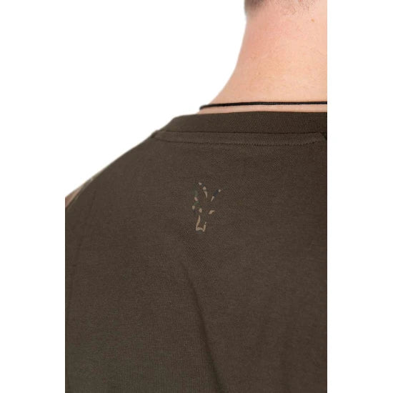 Tricou Fox Outline T-shirt, Khaki Camo Marime M