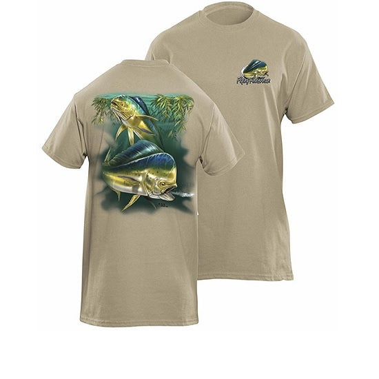 Tricou Flying Fisherman Dolphin Prairie Dust Tee XL
