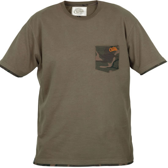 Tricou Fox Chunk Camo Pocket Khaki - XXXL