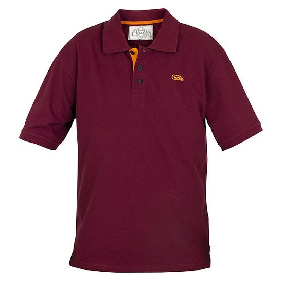 Tricou Fox Chunk Polo Burgundy Orange Marimea XXXL