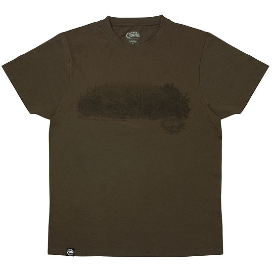 Tricou Fox Chunk dark khaki scenic T-shirt - XXXL