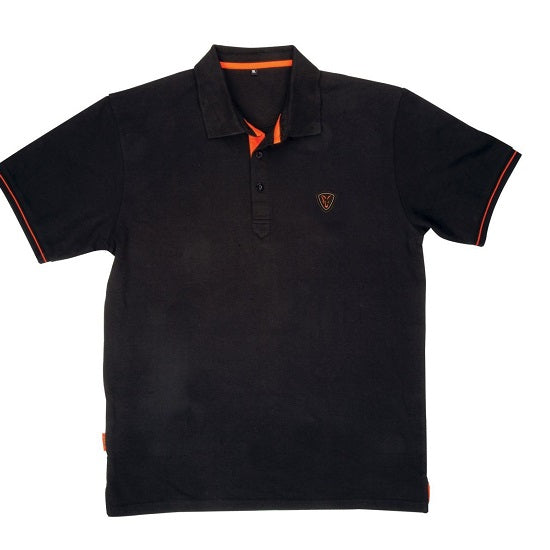 Tricou Fox Polo Shirt Black Orange Marime XXL