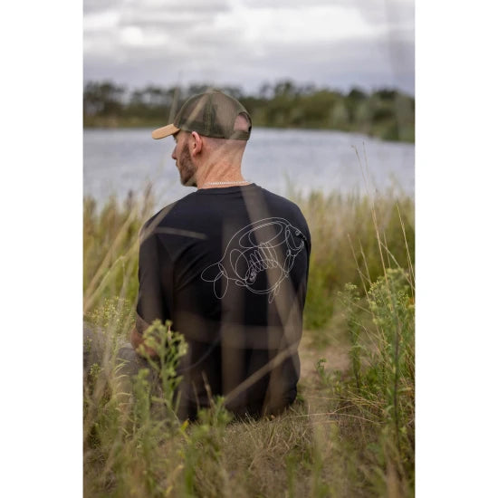 Tricou Korda One Liner Tee Black, Marimel