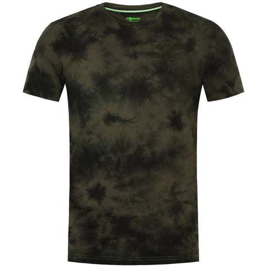 Tricou Korda Tie Dye Tee, Dark Olive, Marime M