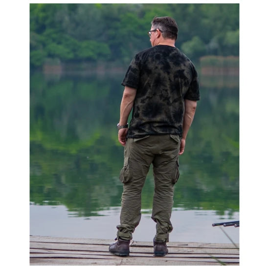 Tricou Korda Tie Dye Tee, Slate Grey, Marime S
