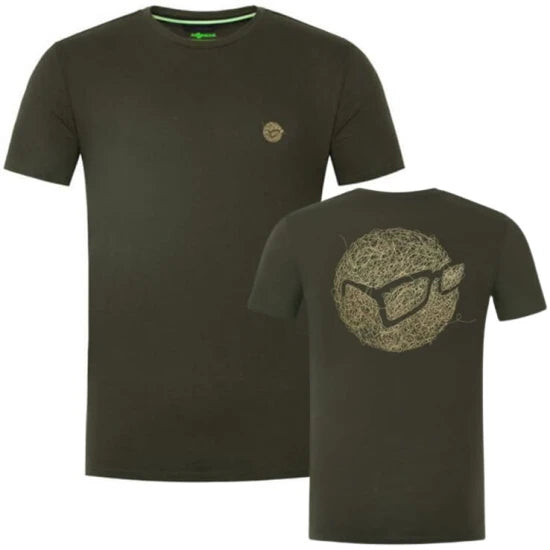 Tricou Korda Birdnest Tee, Dark Olive, Marime Xl